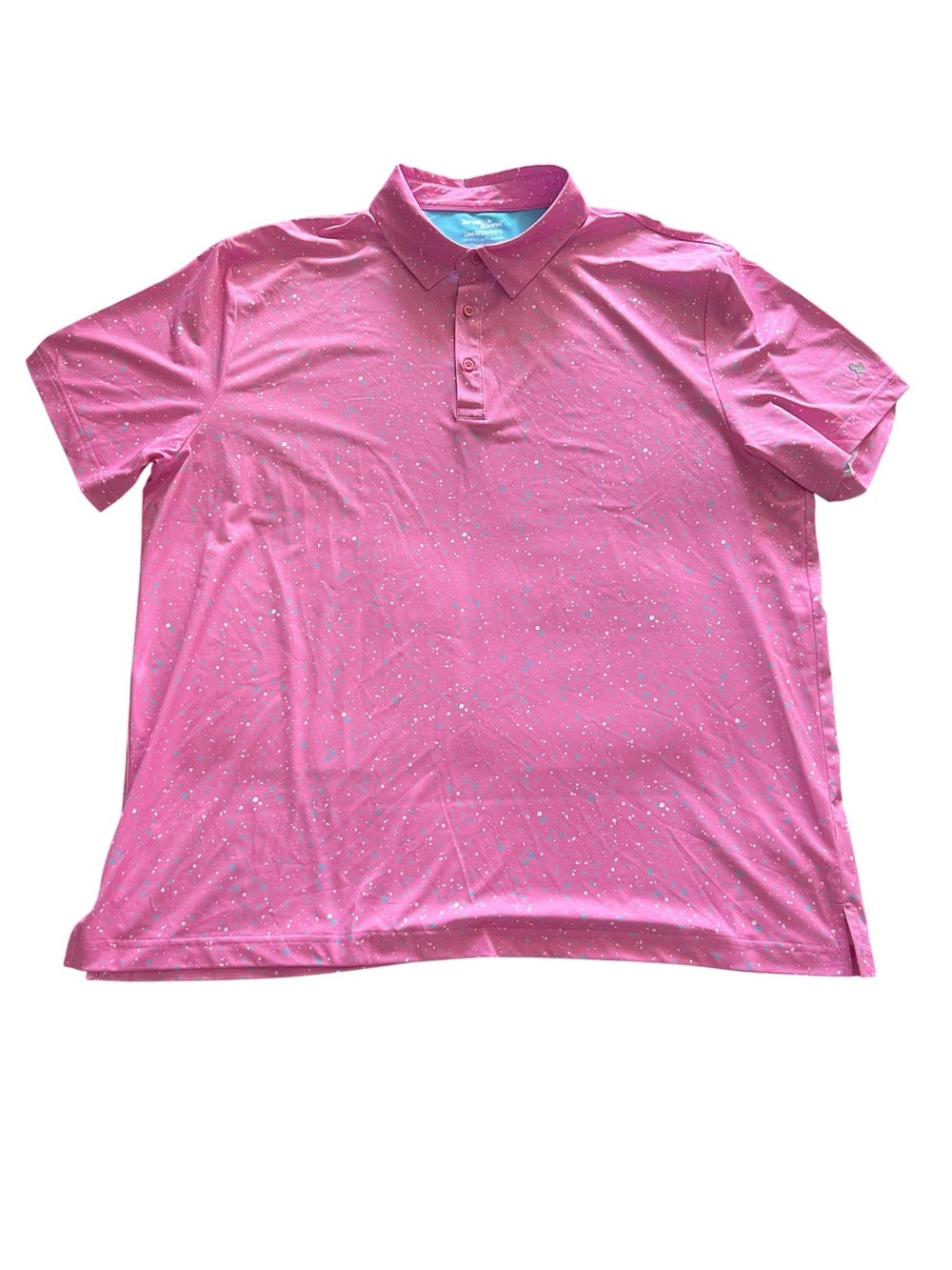 Birdie Bound Polo Shirt Size 2XL Paint Splash Logo